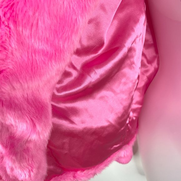 Juicy Couture Black Label Hot Pink Faux Fur Jacket - Picture 6 of 15